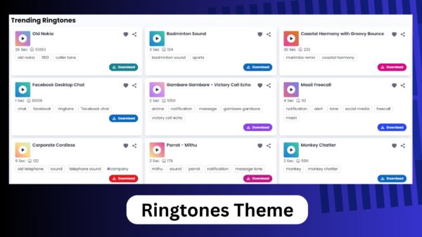 Ringtones Theme Premium (MP3)